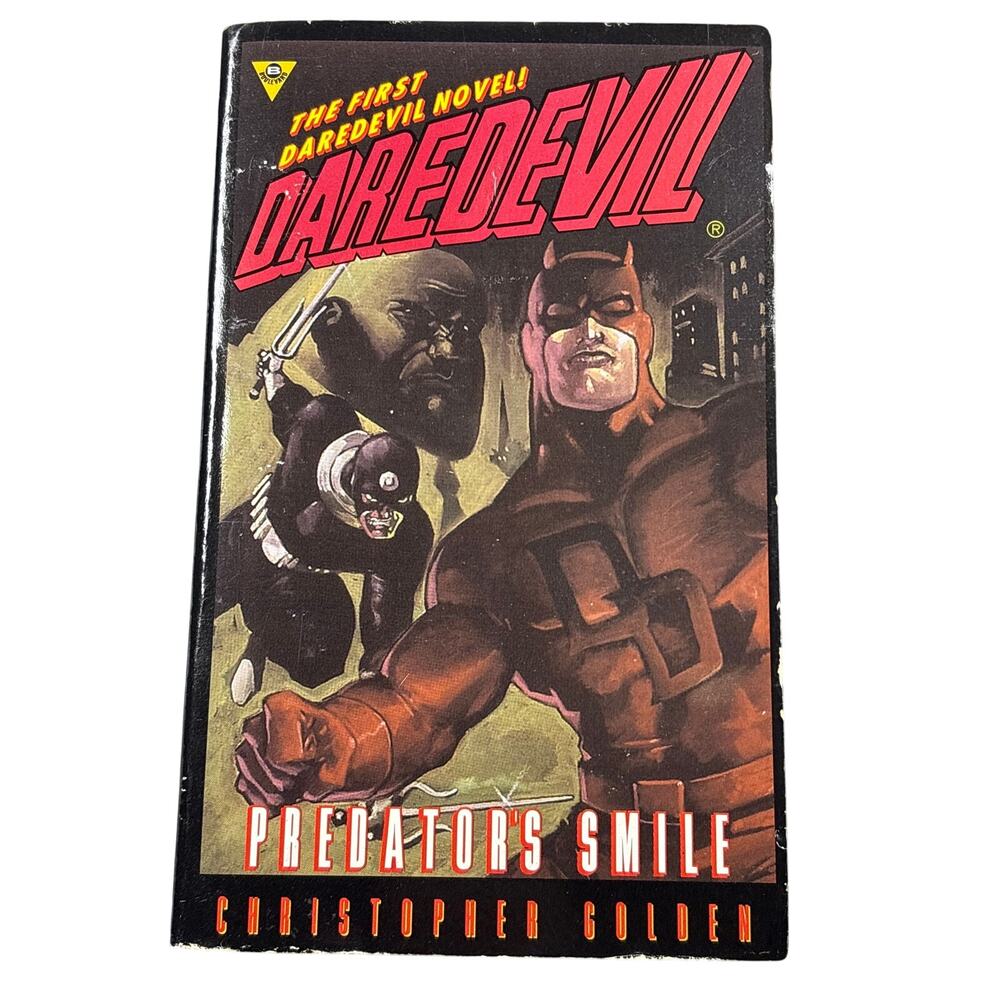 Daredevil Predator’s Smile Christopher Golden Boulevard PB Novelization Book